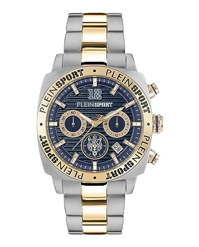 Philipp Plein Herrenuhr Chronograph Wildcat Bicolor/Blau PSGBA1223 von Philipp Plein