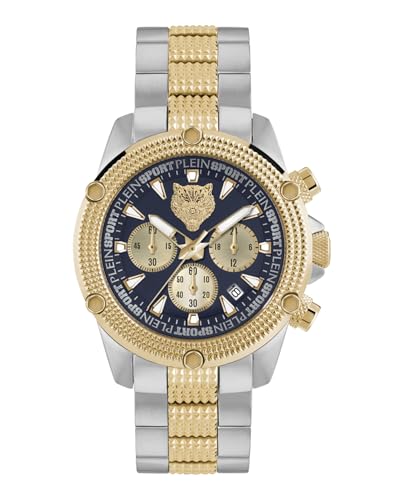 Plein Sport Unisex Uhr Analog Quarz Hurricane Chrono PSDBA1324 Edelstahl von Philipp Plein