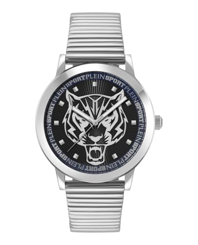 Plein Sport Unisex Uhr Analog Quarz Iron Tiger PSKDA0624 Edelstahl von Philipp Plein
