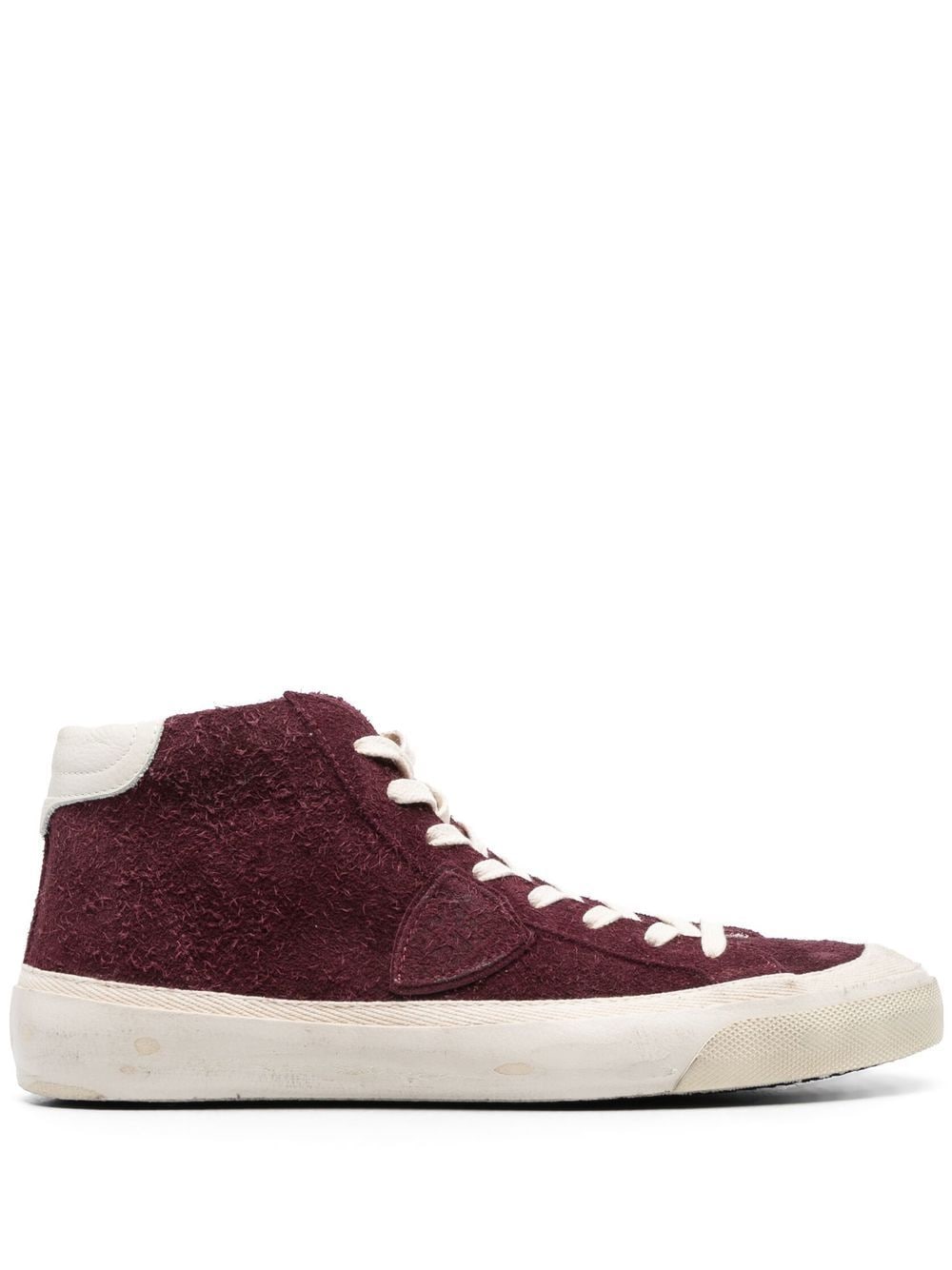 Philippe Model Paris Plaisir High-Top-Sneakers - Rot von Philippe Model Paris