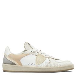 Beige Leder Sneakers Von Philippe Model von Philippe Model