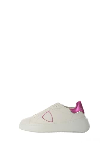 Philippe Model Damen Temple Sneaker Blanc - Fucsia 40 EU von Philippe Model