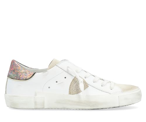 Philippe Model Prsx Low Woman Metal_Blanc - 39 von Philippe Model