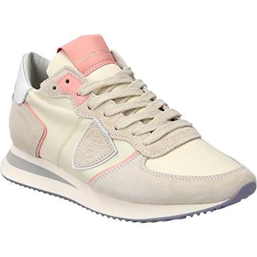 Philippe Model Sneaker TRPX Low, Rauleder, Beige, Damen EU 37 von Philippe Model