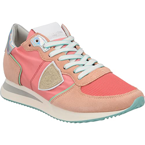 Philippe Model Sneaker TRPX Low, Rauleder, Rot, Damen EU 39 von Philippe Model