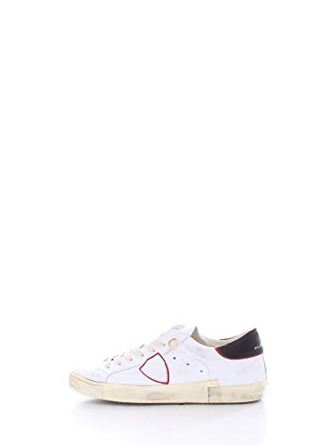 Philippe Model Sneakers PRLU Bianco+Rosso Uomo Mod. PRLU 44 von Philippe Model