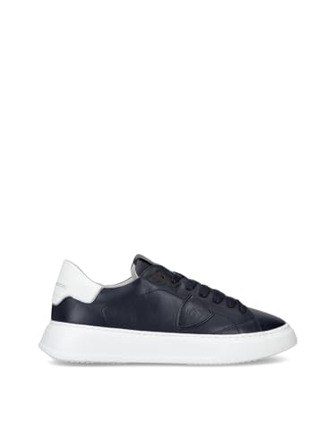 Philippe Model Sneakers Temple aus blauem Leder BTLUV016 Blau, blau, 42 EU Philippe Model Sneakers Temple aus blauem Leder BTLUV016 Blau, blau, 42 EU von Philippe Model