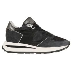 Philippe Model Tkld.w002 Damen Schwarze Leder Sneaker von Philippe Model