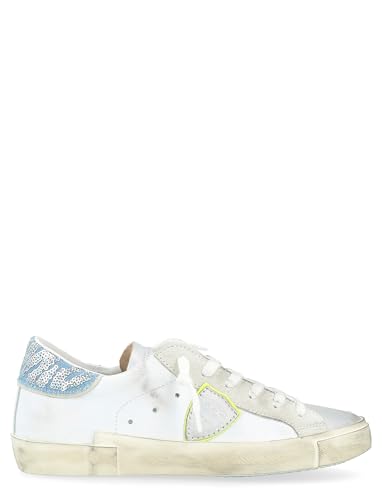 SNEAKERS Donna PHILIPPE MODEL PARIS PRLD VMP2 PRSX LOW VEAU METAL PAILLETES von Philippe Model