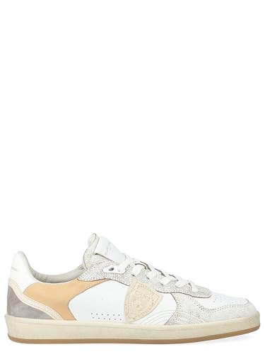 SNEAKERS Uomo PHILIPPE MODEL PARIS PGLU VC01 PGAL CRACKLE BLANC_SABLE von Philippe Model