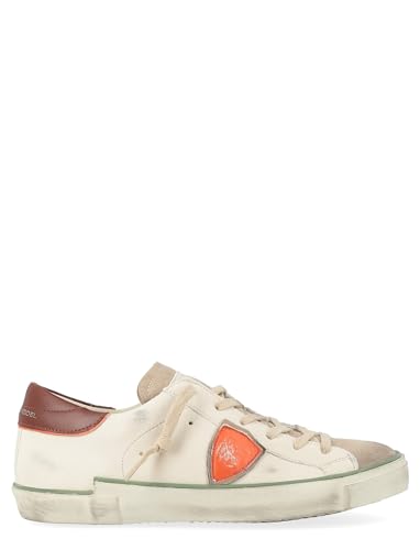 SNEAKERS Uomo PHILIPPE MODEL PARIS PRLU VVB3 PARIS X VEAU BORDURE_LAIT ORANGE von Philippe Model