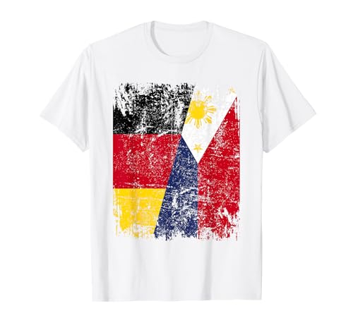 PHILIPPINEN DEUTSCHLAND Flagge | Damen Herren | Philippinen T-Shirt PHILIPPINEN DEUTSCHLAND Flagge | Damen Herren | Philippinen T-Shirt von Philippines Family Shop