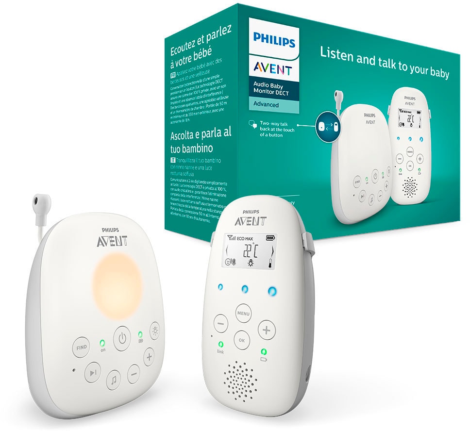 Philips AVENT Babyphone "SCD713/26" mit Gegensprechfunktion und Nachtlicht von Philips Avent