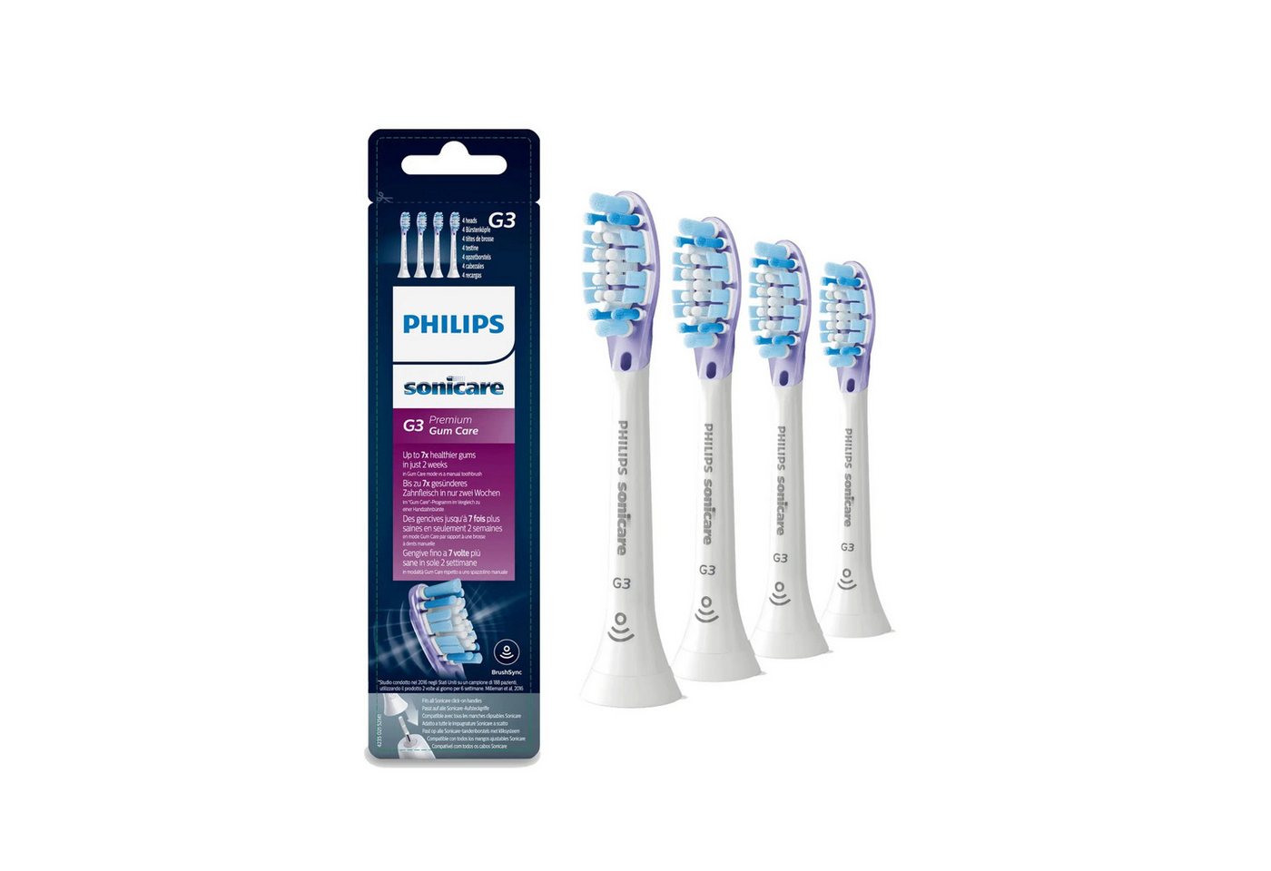 Philips Aufsteckbürsten Weiß von Philips