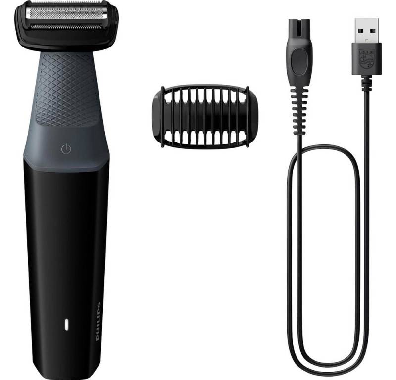 Philips Bartschneider Philips BG3017/01 Körperhaartrimmer abwaschbar, USB-Ladefunktion Schwa von Philips