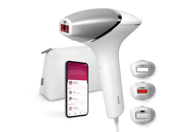 Philips IPL-Haarentferner BRI946/00, 450.000 Lichtimpulse, 3 Aufsätze (Körper, Gesicht, Präzision) von Philips