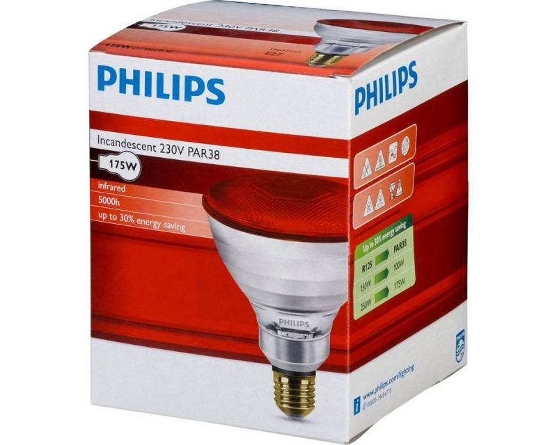 Philips Infrarotlampe Infrarotlampe PAR38 IR 175W E27 230 Red von Philips