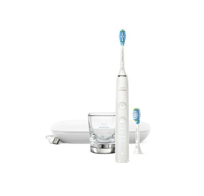 Philips Schallzahnbürste Sonicare DiamondClean 9000 Premium HX9913/17 weiß Schallzahnbürste von Philips