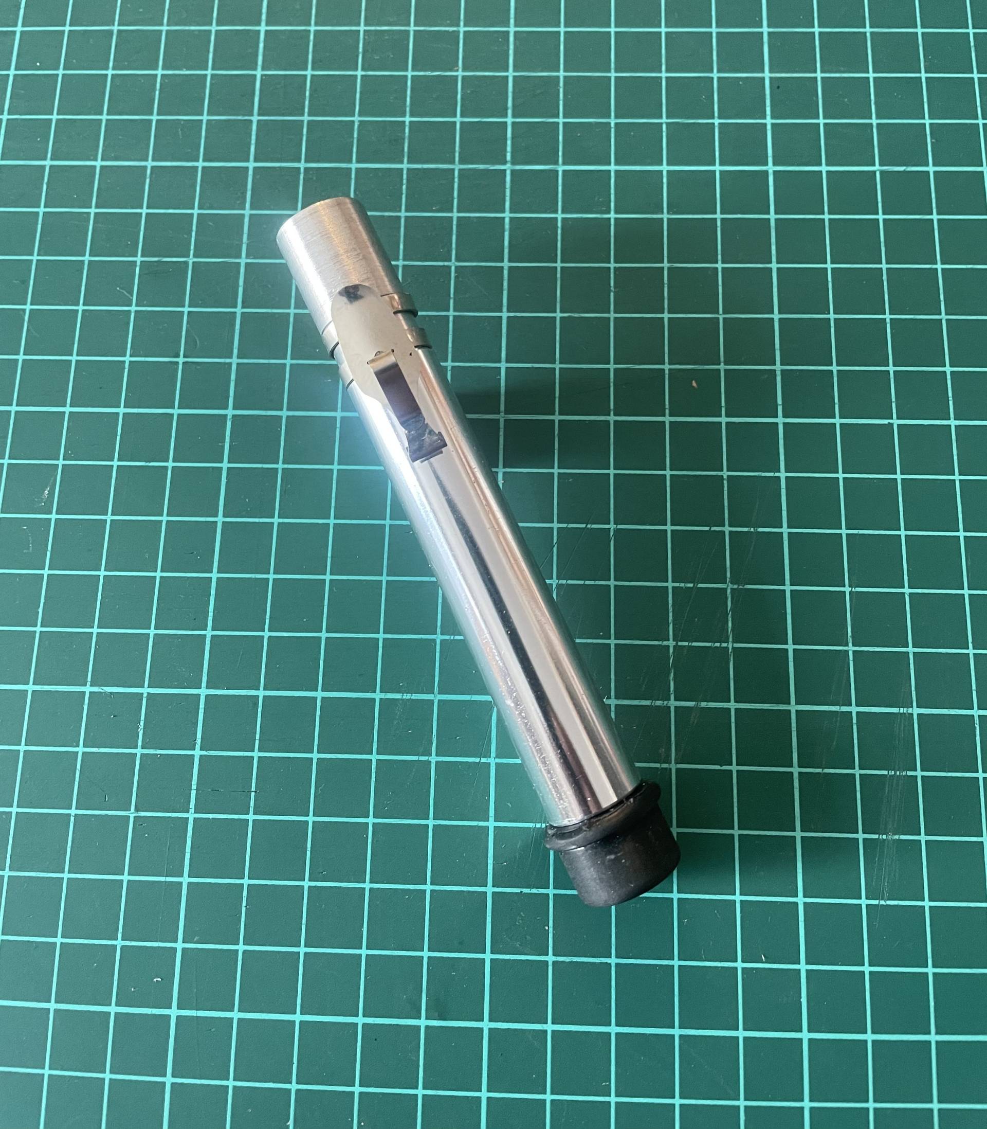 1Er Set Zylindercode-Dosimeter Replik Jyn Erso Mit Clip Silber Sw Requisite von PhiloProps