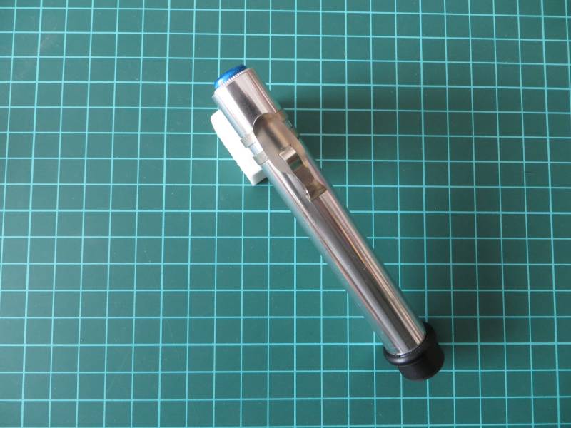 Set Mit 1 Imperial Officer Code Cylinder - Replika-Dosimeter Aluminium Clip Silber von PhiloProps