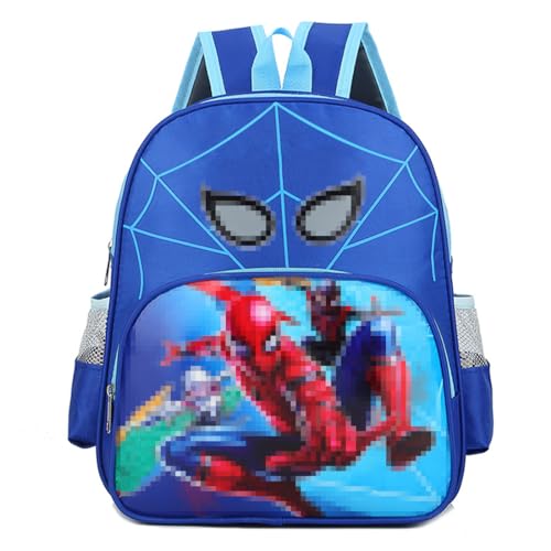 Kinderrucksäcke Schultasche,Rucksack mit Brustgurt Schultasche für Kinder,Schulranzen Jungen,Tasche Kindergarten,Taschen Schule Kleinkind, Kinder Rucksäcke Geschenke-Azurblau(34*26*10cm) von Philoctes