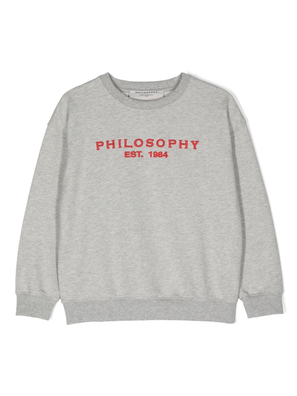 Philosophy Di Lorenzo Serafini Kids Sweatshirt mit Logo-Stickerei - Grau von Philosophy Di Lorenzo Serafini Kids