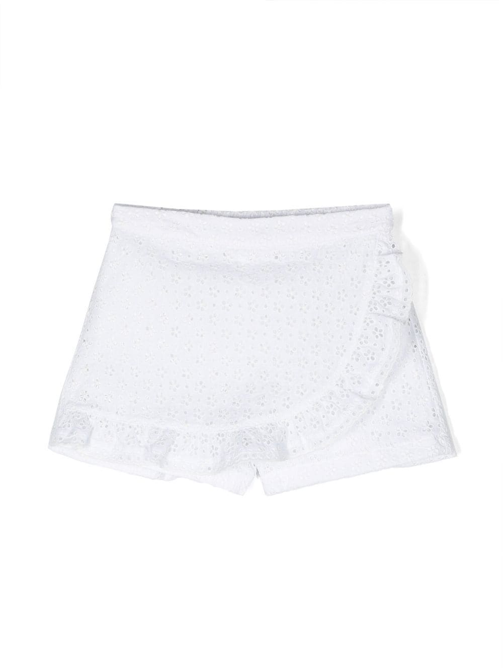 Philosophy Di Lorenzo Serafini Kids Bestickte Shorts - Weiß von Philosophy Di Lorenzo Serafini Kids