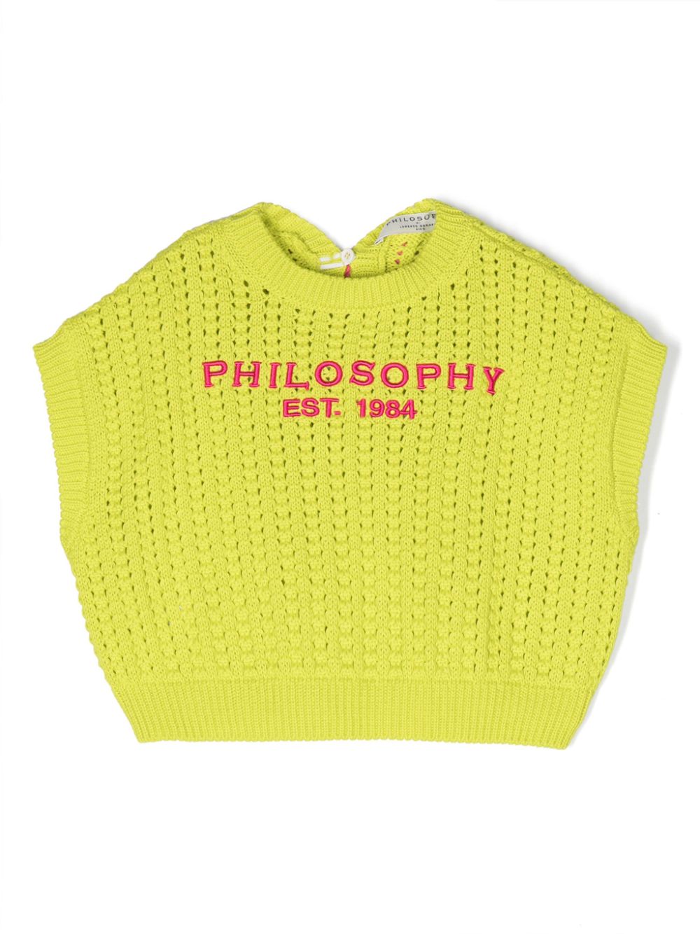 Philosophy Di Lorenzo Serafini Kids Pullover mit Logo-Stickerei - Grün von Philosophy Di Lorenzo Serafini Kids