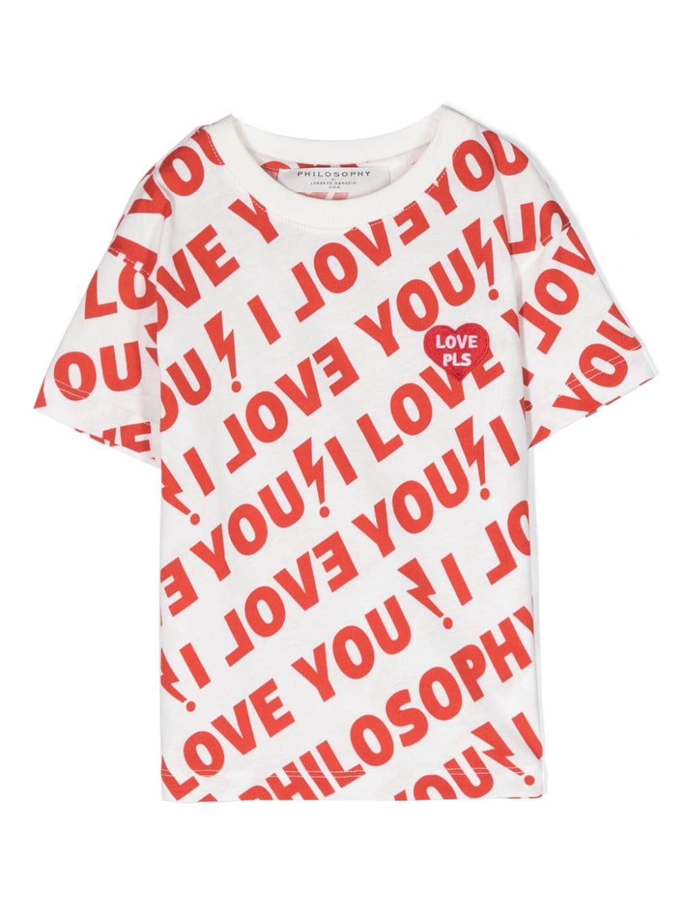 Philosophy Di Lorenzo Serafini Kids T-Shirt mit Text-Print - Weiß von Philosophy Di Lorenzo Serafini Kids