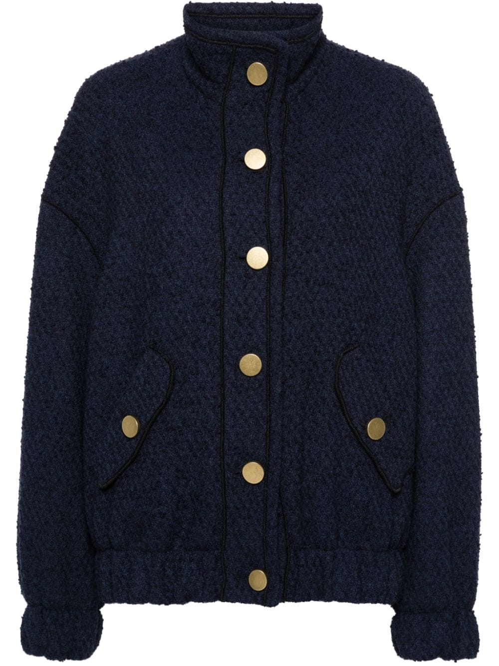 Philosophy Di Lorenzo Serafini Bomberjacke aus Bouclé - Blau von Philosophy Di Lorenzo Serafini