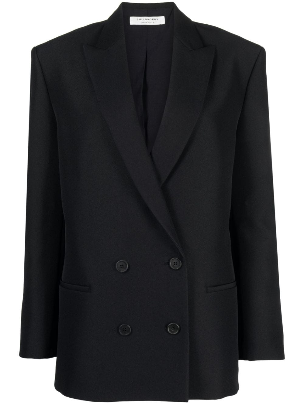 Philosophy Di Lorenzo Serafini Schmaler Blazer - Schwarz von Philosophy Di Lorenzo Serafini