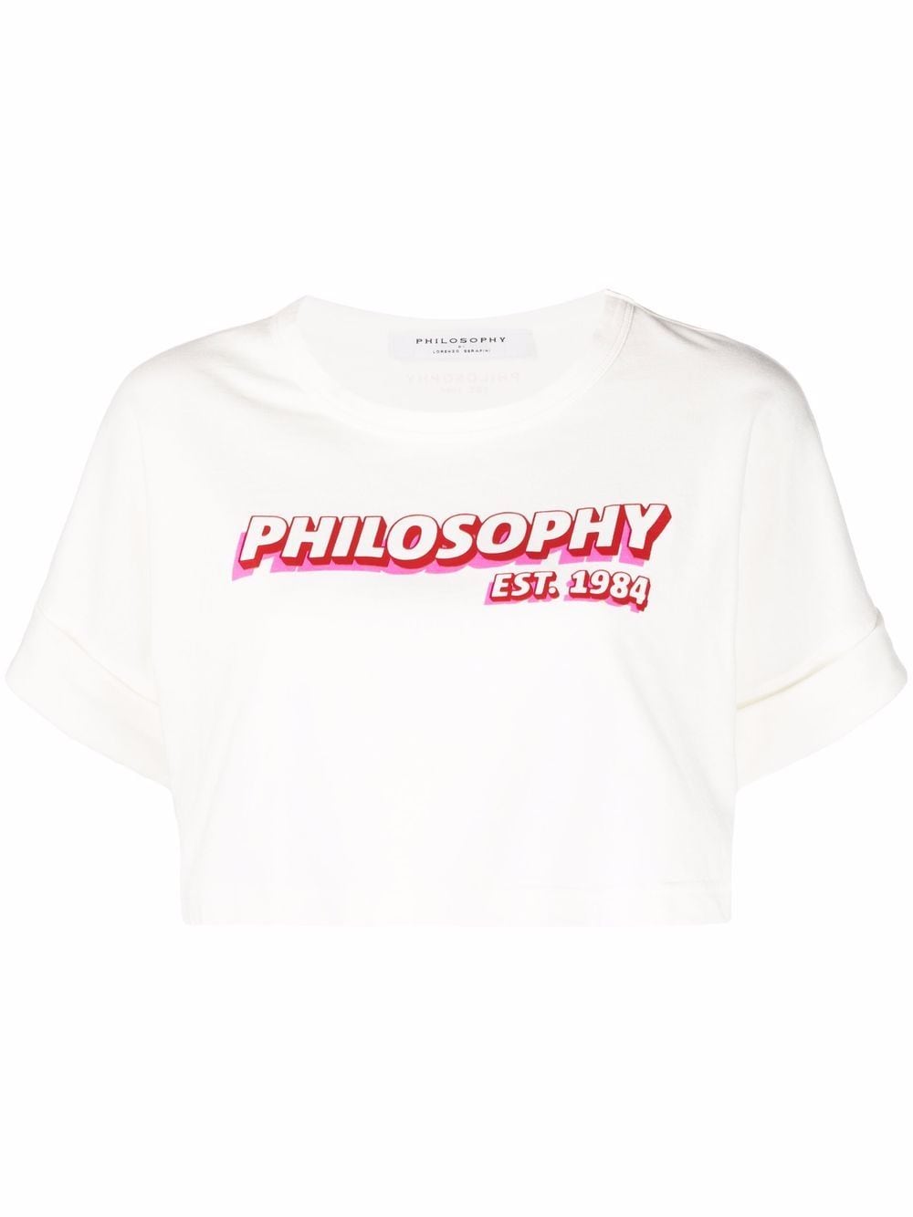 Philosophy Di Lorenzo Serafini T-Shirt mit Logo-Print - Weiß von Philosophy Di Lorenzo Serafini