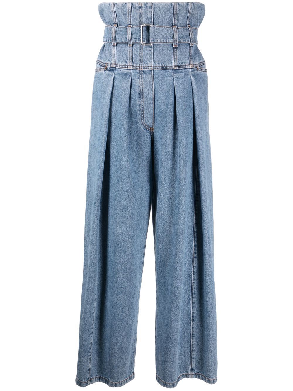 Philosophy Di Lorenzo Serafini Weite Jeans mit hohem Bund - Blau von Philosophy Di Lorenzo Serafini