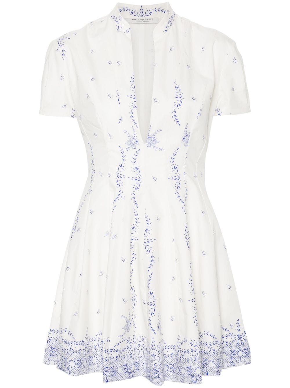 Philosophy Di Lorenzo Serafini Kleid mit Blumen-Print - Weiß von Philosophy Di Lorenzo Serafini