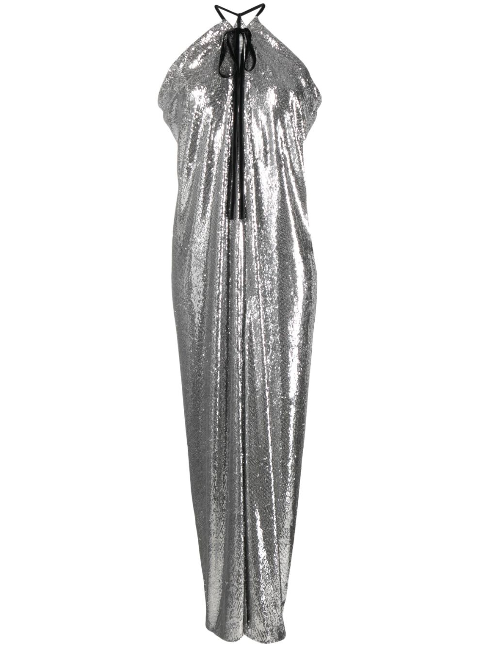 Philosophy Di Lorenzo Serafini Maxikleid mit Neckholder - Silber von Philosophy Di Lorenzo Serafini