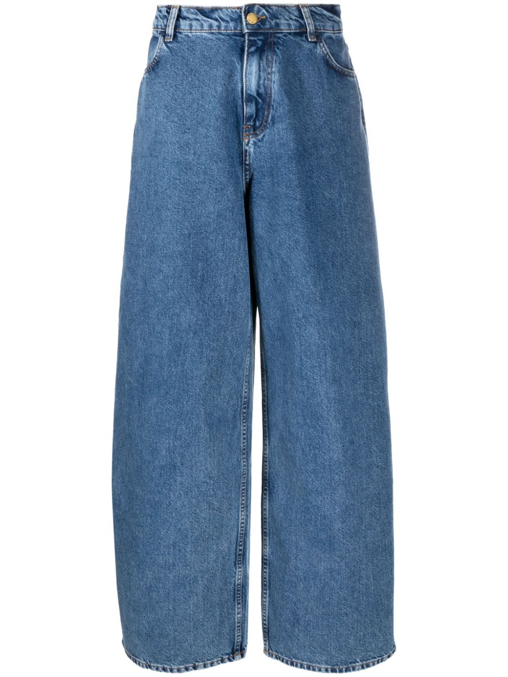 Philosophy Di Lorenzo Serafini Weite High-Rise-Jeans - Blau von Philosophy Di Lorenzo Serafini