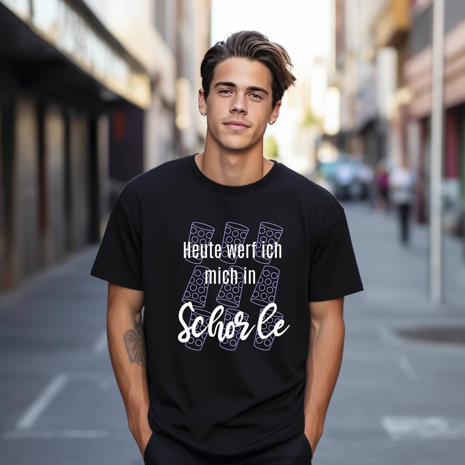 Unisex Pfalz T-Shirt Heute Werf Ich Mich in Schorle Lustiges Pfälzer Dialekt Shirt Mit Dubbe-Gläser Motiv Lila Pfalzliebe Geschenk Unisex Pfalz T-Shirt Heute Werf Ich Mich in Schorle Lustiges Pfälzer Dialekt Shirt Mit Dubbe-Gläser Motiv Lila Pfalzliebe Geschenk von Philube