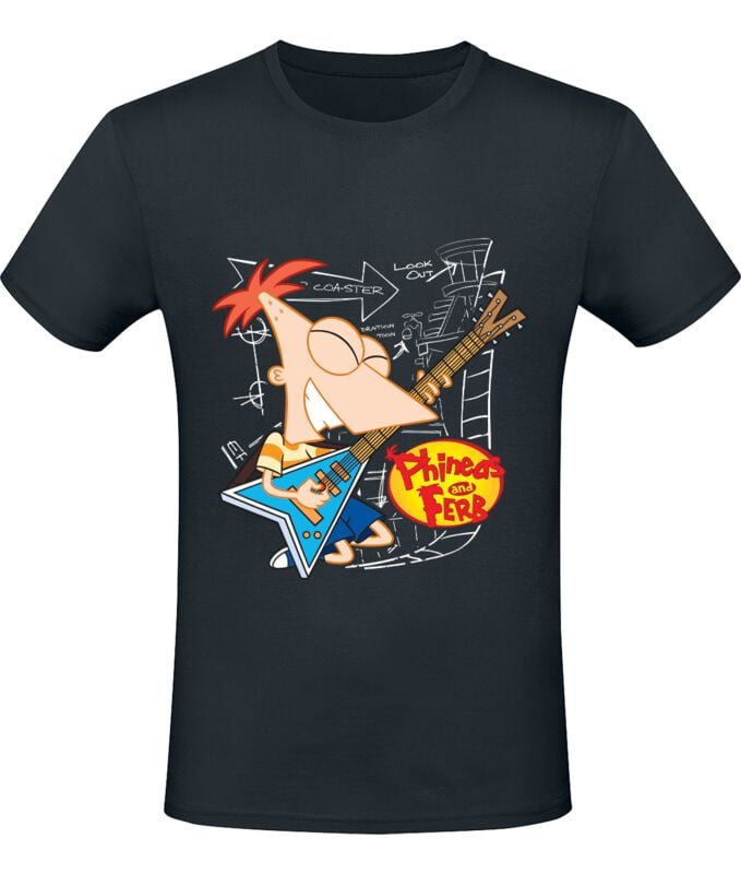 Phineas And Ferb Tech T-Shirt schwarz in M Phineas And Ferb Tech T-Shirt schwarz in M von Phineas And Ferb