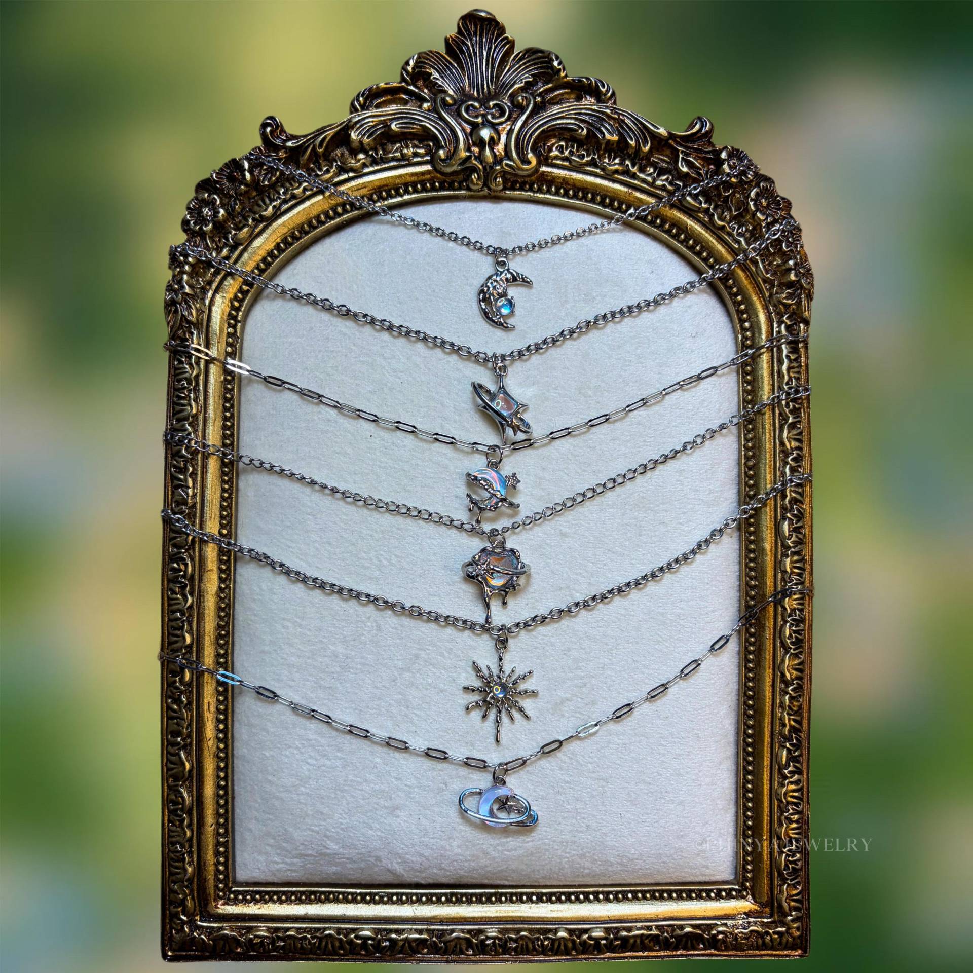 Handgemachte Gliederhalsketten in Modell „Stella" || Stainless Steel Halskette Mit Anhänger Handmade Gift von PhinyaJewelry