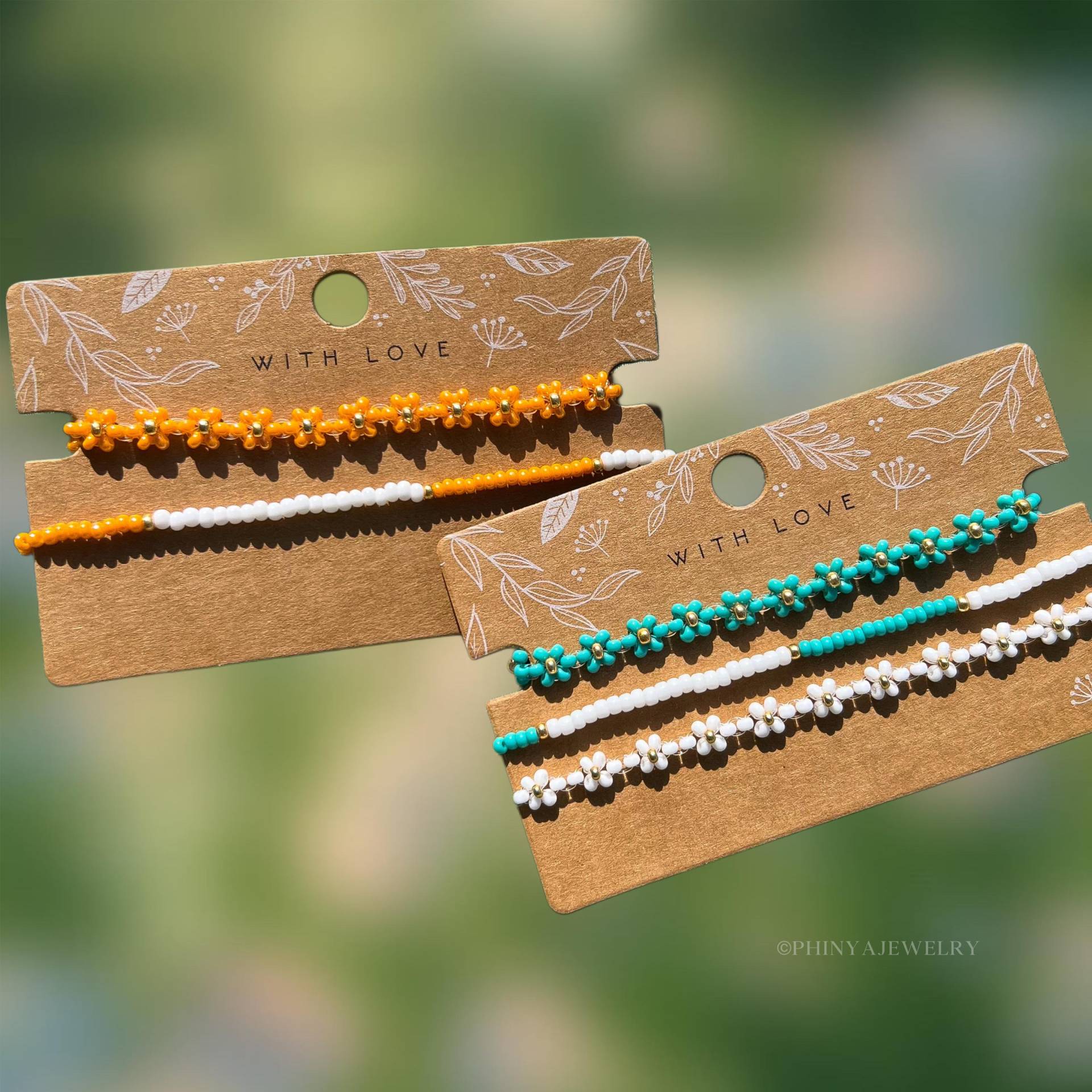 Handgemachte Miyukiperlenarmbänder in Modell „Leonara" || Bunte Armbänder Schmuckset Personalisierbarer Schmuck Handmade Gift von PhinyaJewelry