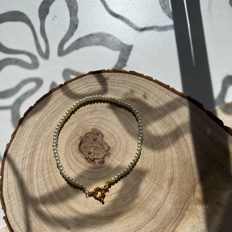 Handgemachte Perlenketten in Modell „Darya" || Wachsperlenkette von PhinyaJewelry