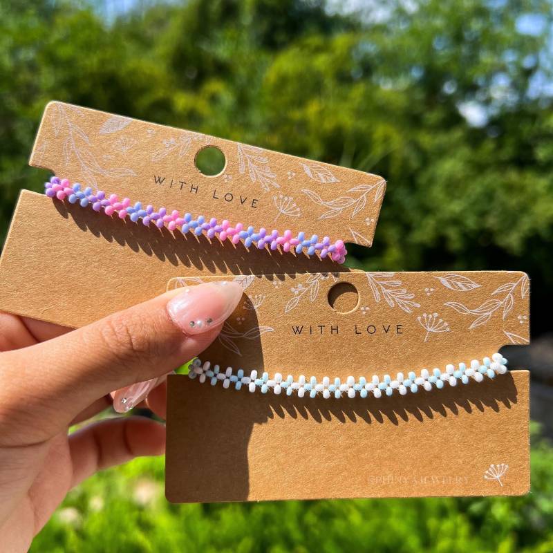 Handgemachtes Perlenarmband in Modell „Marie" || Miyuki Perlen Personalisierbarer Schmuck von PhinyaJewelry