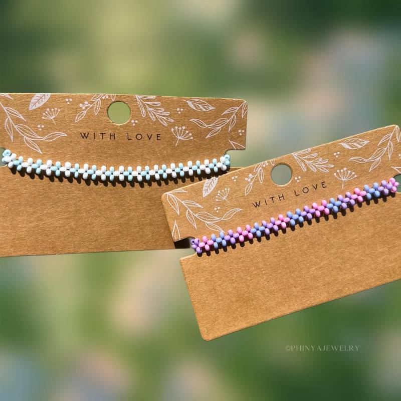 Handgemachtes Miyukiperlenarmband in Modell „Marie" || Buntes Armband Personalisierbarer Schmuck Handmade Gift von PhinyaJewelry