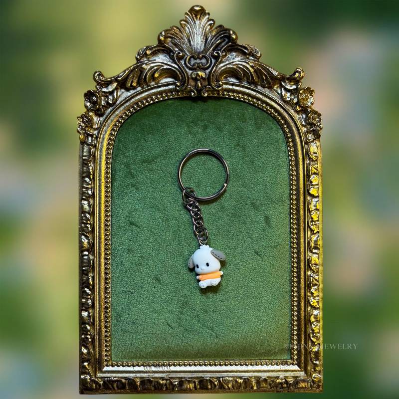 Süßer Schlüsselanhänger in Modell „Kleiner Welpe" || Handmade Gift von PhinyaJewelry