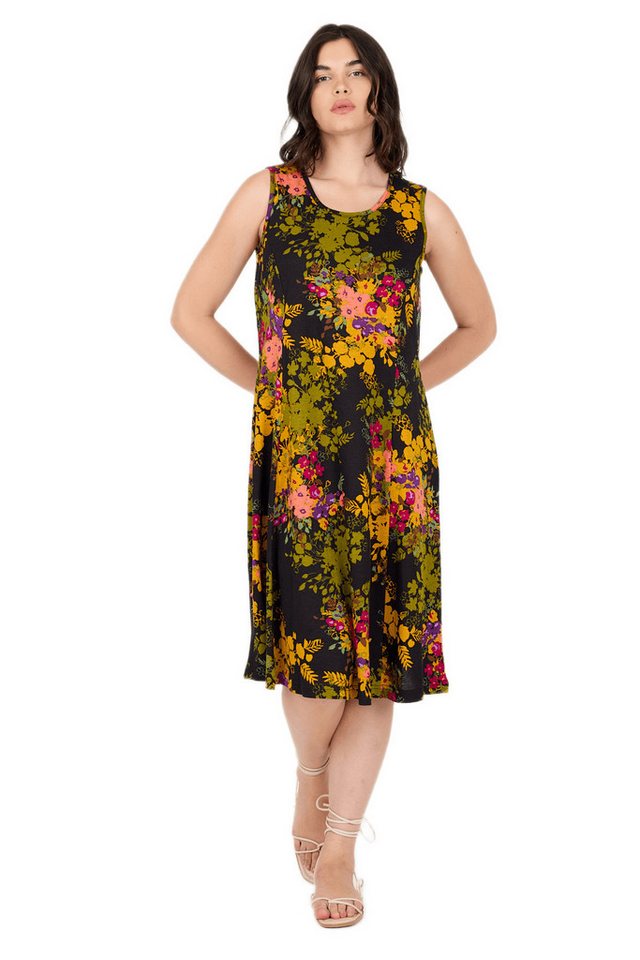 Phistan Midikleid Ärmelloses Damenkleid aus Strick von Phistan