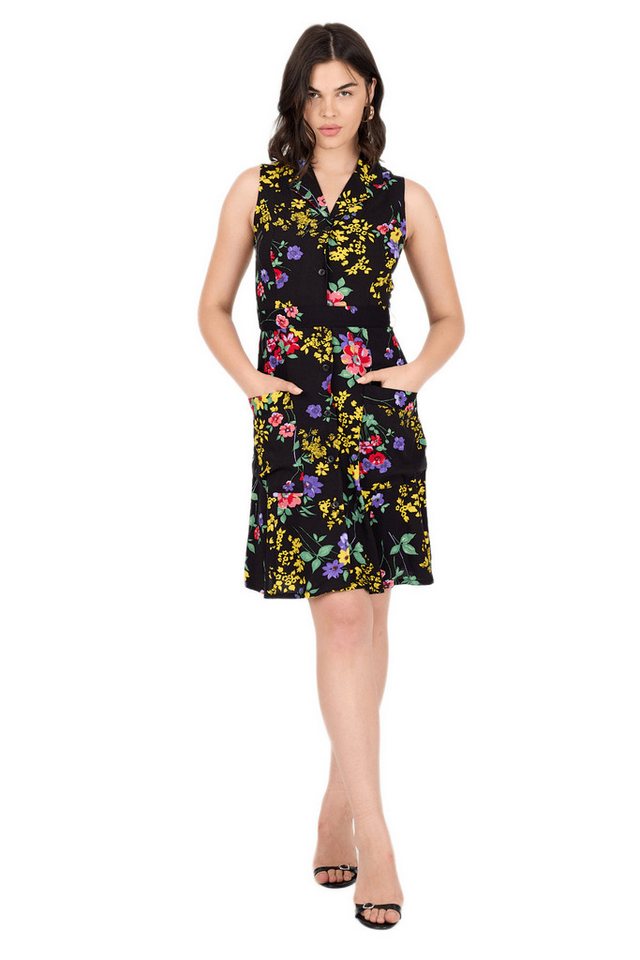 Phistan Midikleid Damenkleid aus Webstoff von Phistan