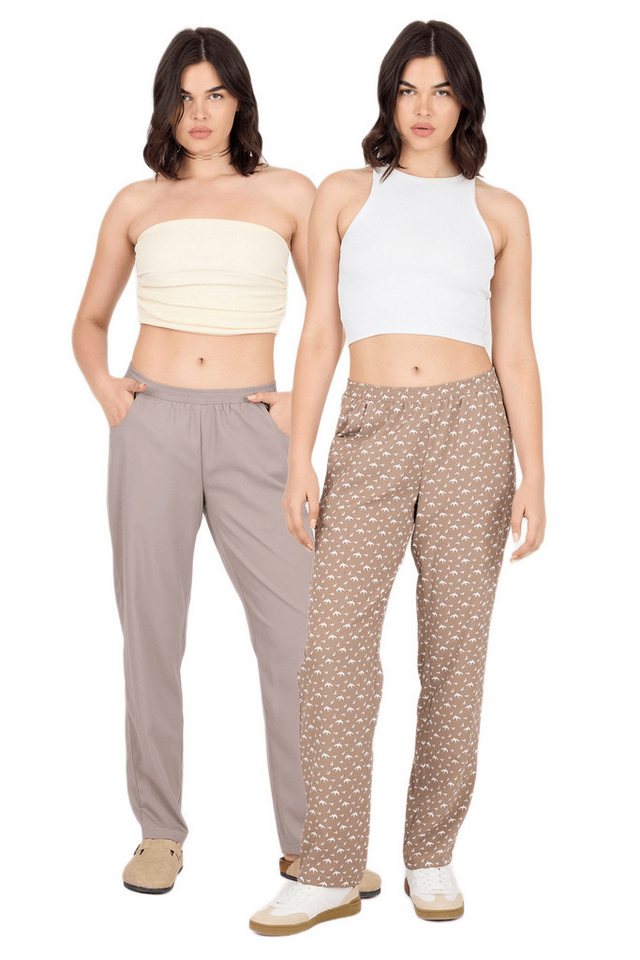 Phistan Relaxhose Damenhose aus Webstoff – Komfortabler Schnitt von Phistan