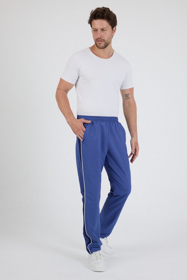 Phistan Trainingsanzug Herren Jogginganzug aus Webstoff Bequemer Trainingsanzug in Saphirblau von Phistan