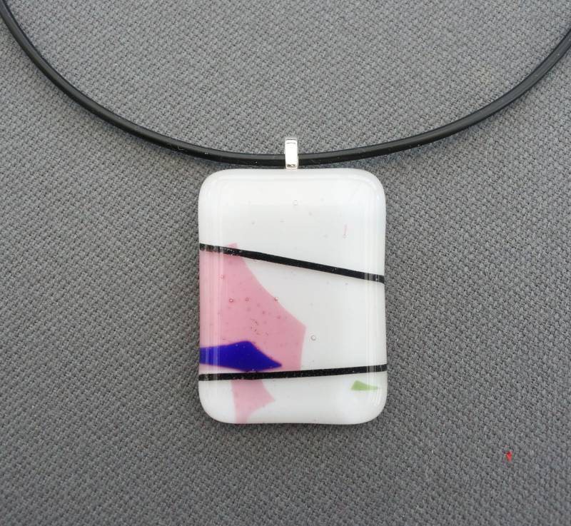 Fusing, Pendelleuchte, Weiß, Rosa von Phleos