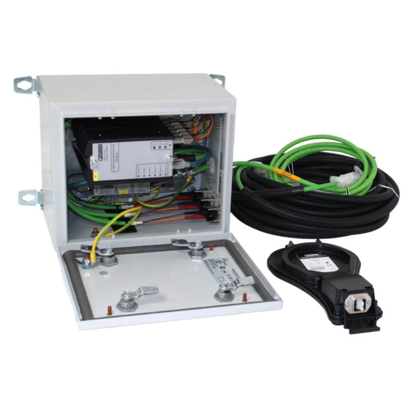 Phoenix 1063660 Blitzstrom Messsystem Schaltschrank 3x Blitzsensor & Patch-Kabel von Phoenix Contact